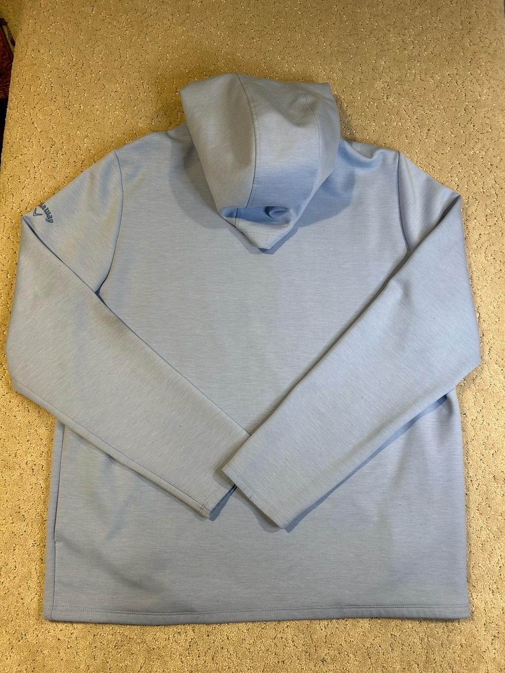 Callaway Golf Swing Tech Hoodie Men's Light Blue Quiet Shade Sweatshirt Size M